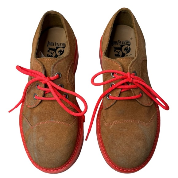 Fluevog | 7th Heaven Gibson Swirl in Orange 7.5 - Picture 4 of 10